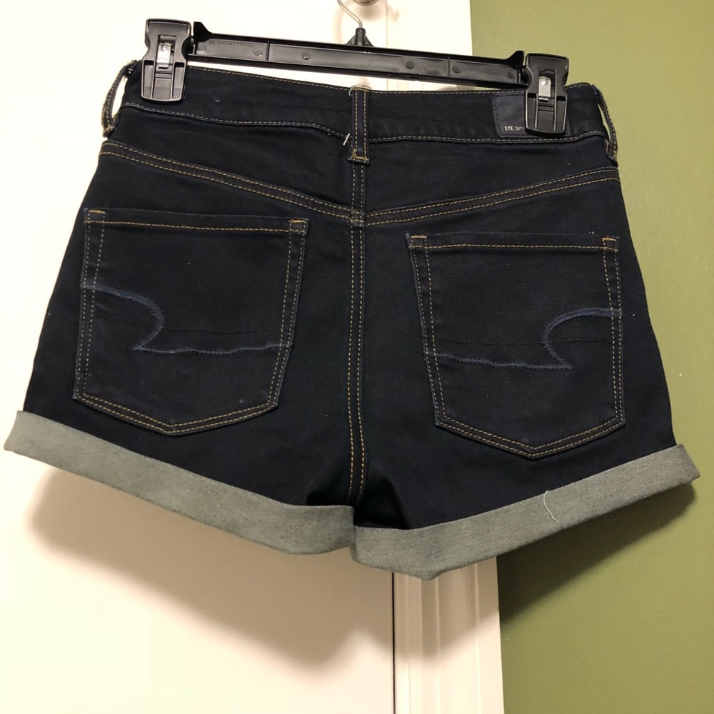 NEW American Eagle dark wash, high waisted shorts